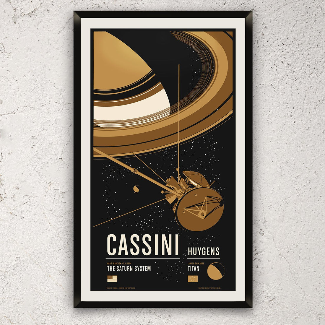 Making Our Cassini Huygens (Poster #2) from the Historic Spacecraft Series