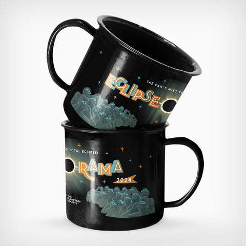 Eclipse-O-Rama Enameled Camping Mug