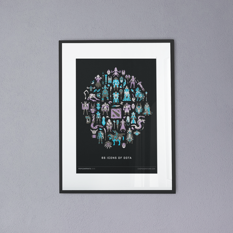 Icons of DOTA Print