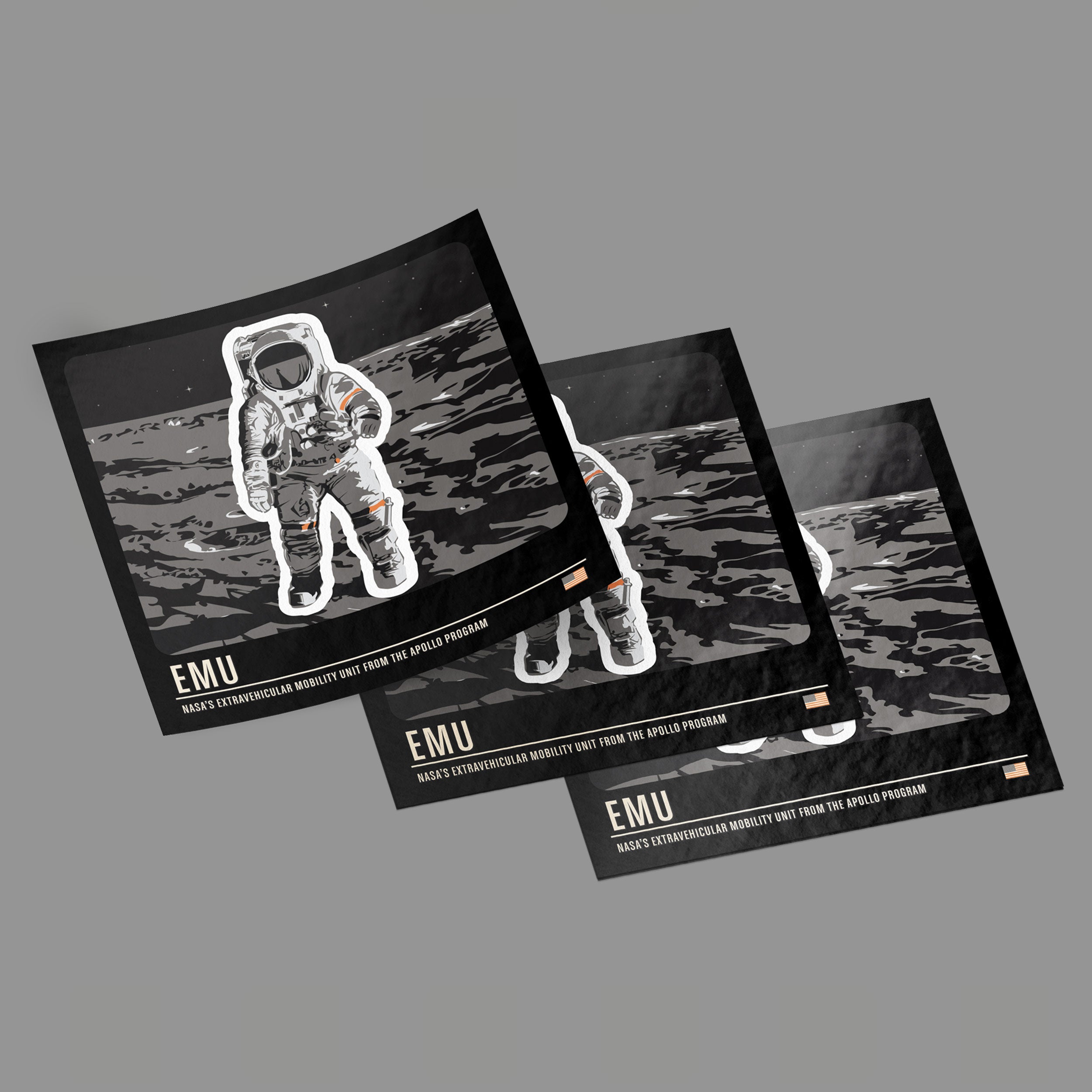 EMU Sticker from The Giant Leaps in Space Series-3