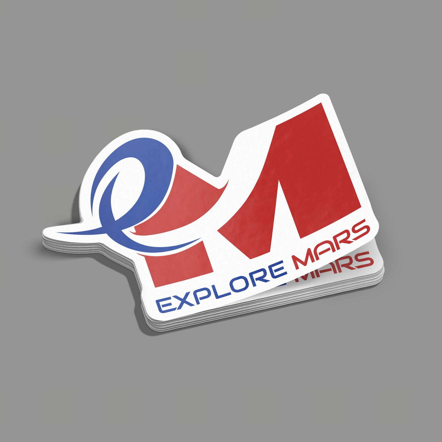 Explore Mars Brand ID Sticker