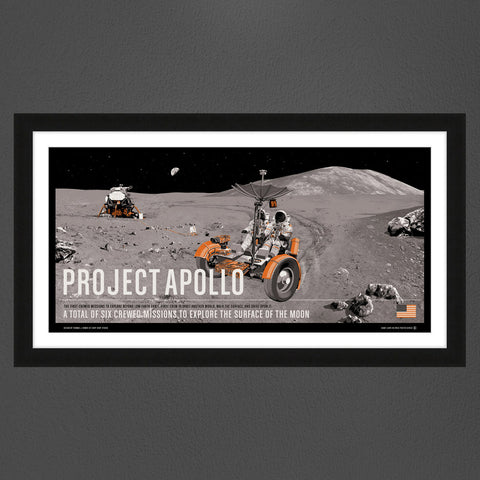 Project Apollo Featuring the Lunar Roving Vehicle