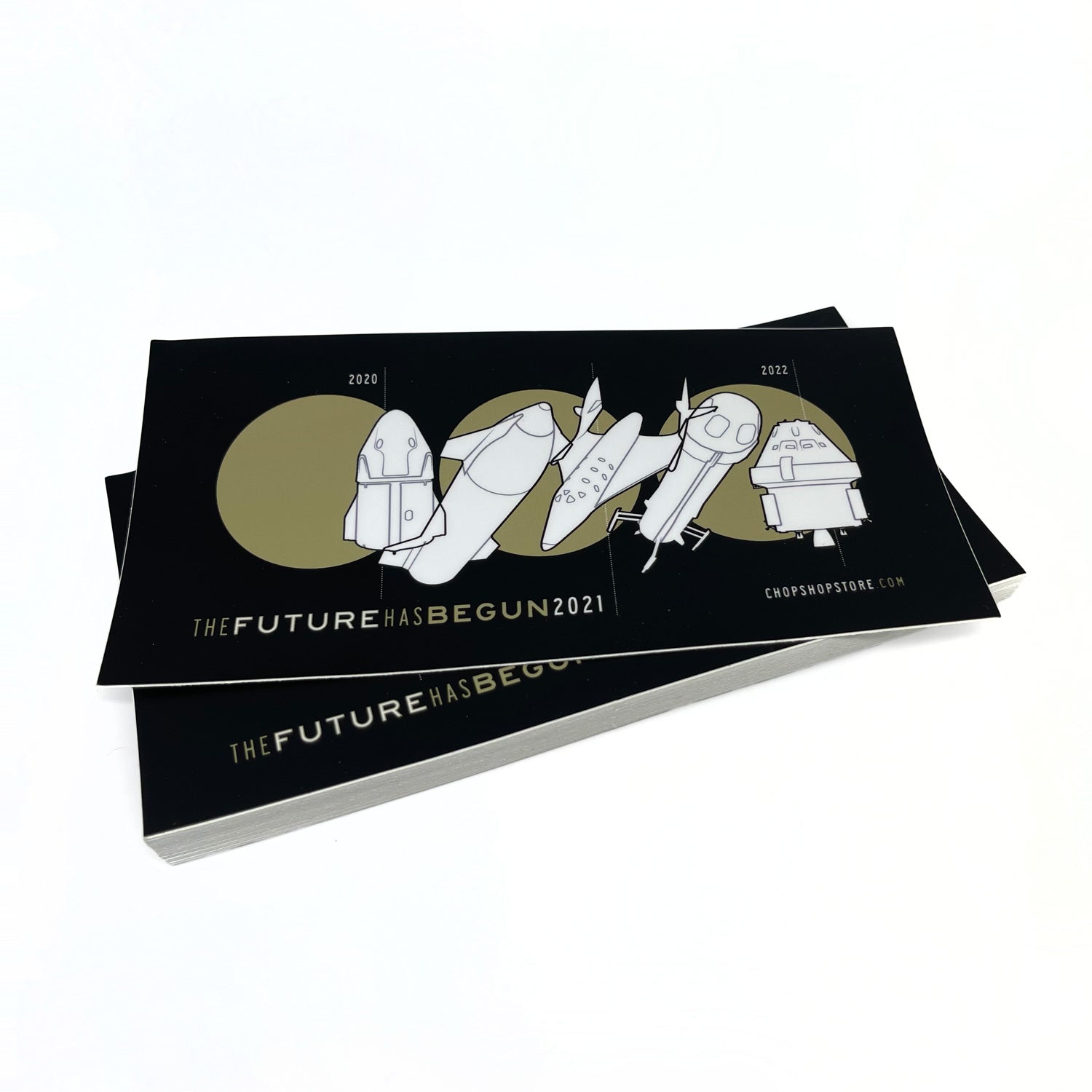 The Future (Starship to Artemis) Bumper Sticker-3