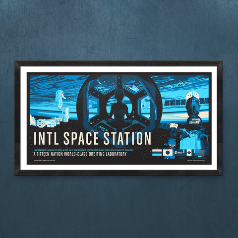ISS from the Giant Leaps in Space Print Series