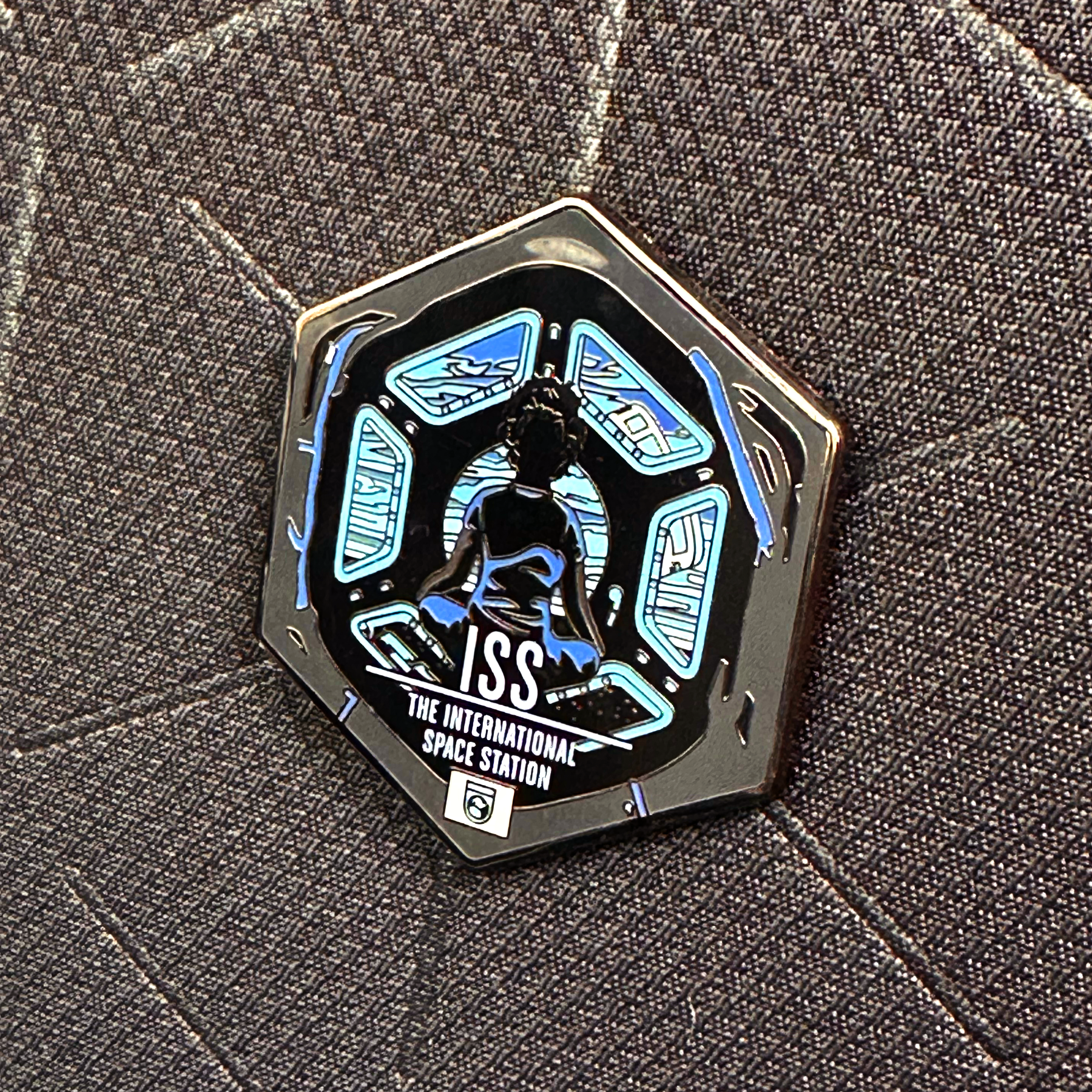 ISS Enameled Pin from the Giant Leaps in Space Series-3