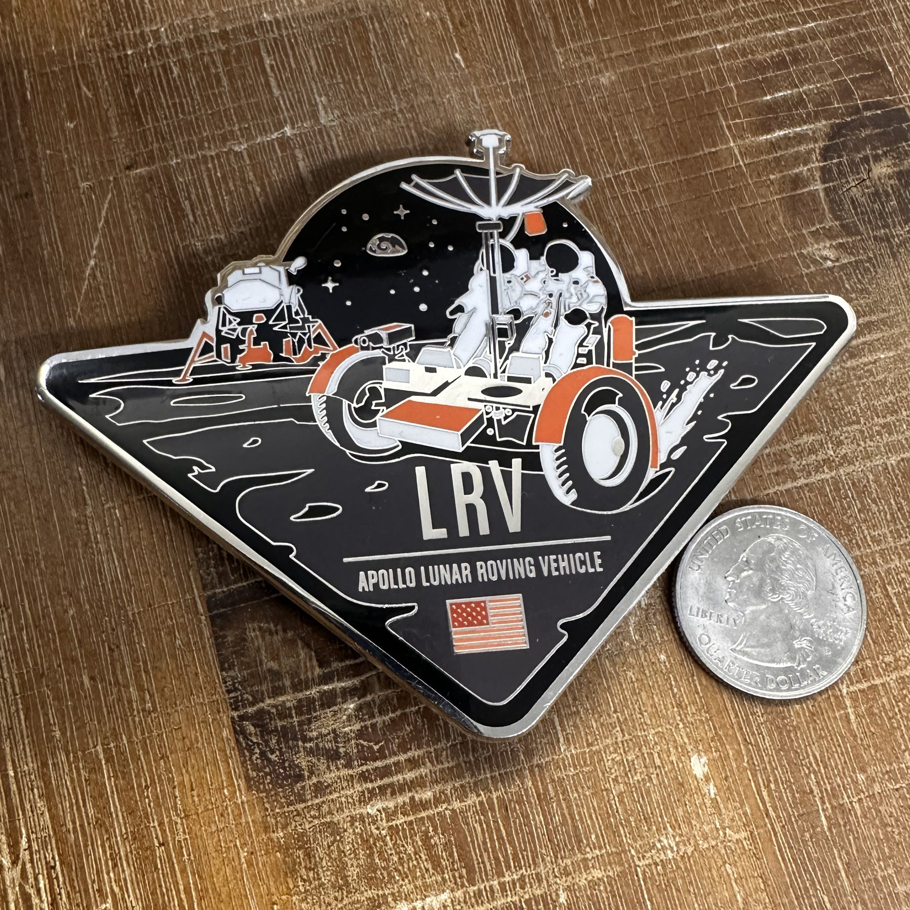 Apollo Lunar Roving Vehicle Super Sized Enameled Pin