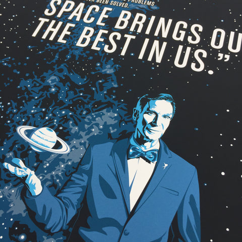Bill Nye Quote Print for The Planetary Society