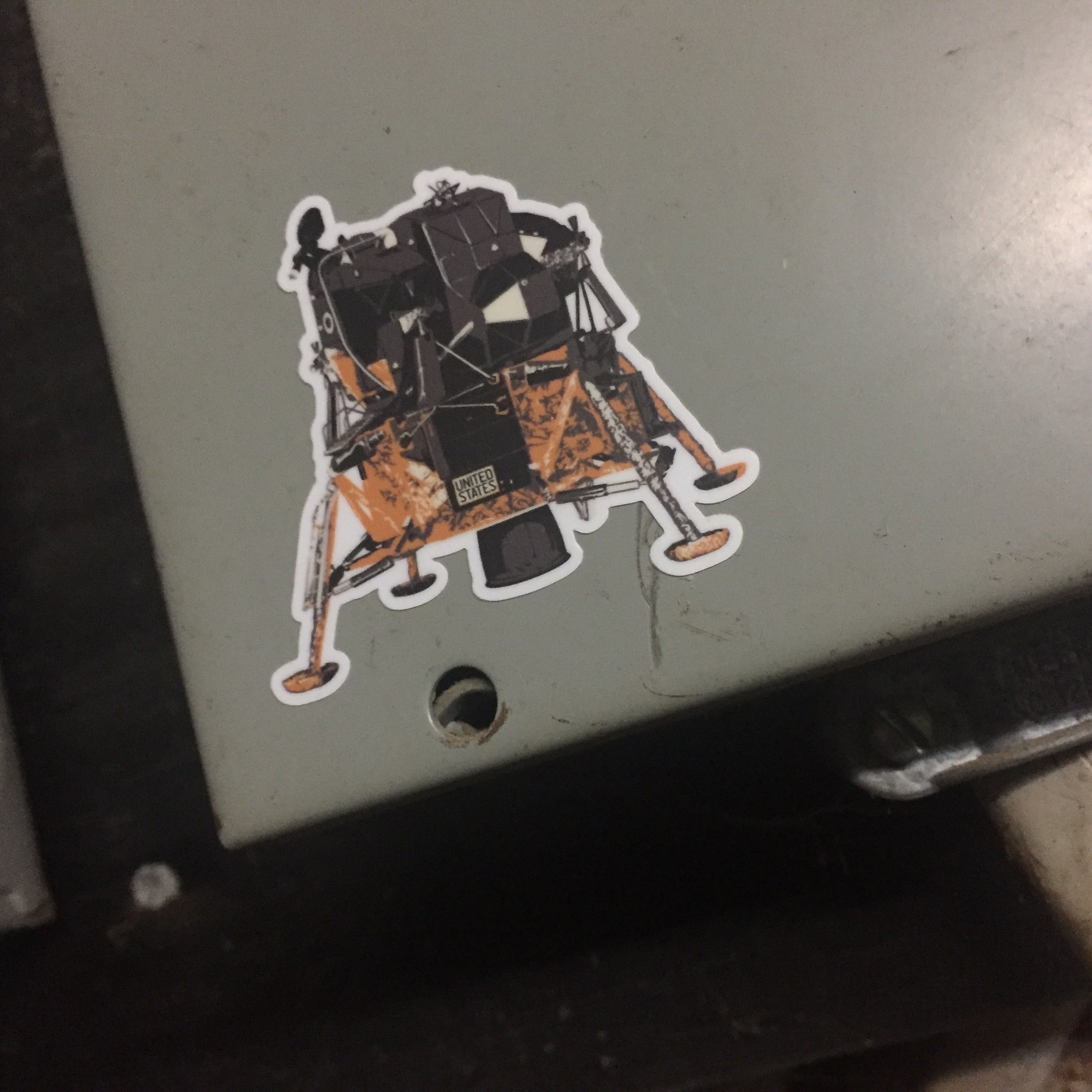 LEM Sticker from The Giant Leaps in Space Series-4