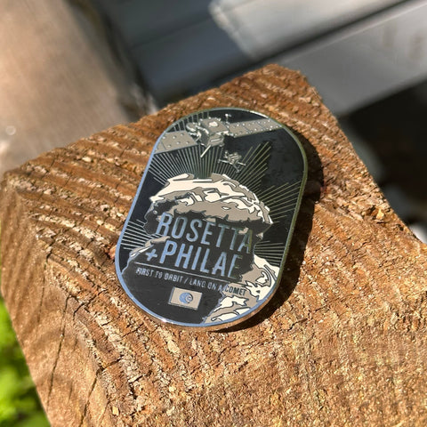 Rosetta/Philae Enameled Pin from the Historic Spacecraft Series (pre-order)