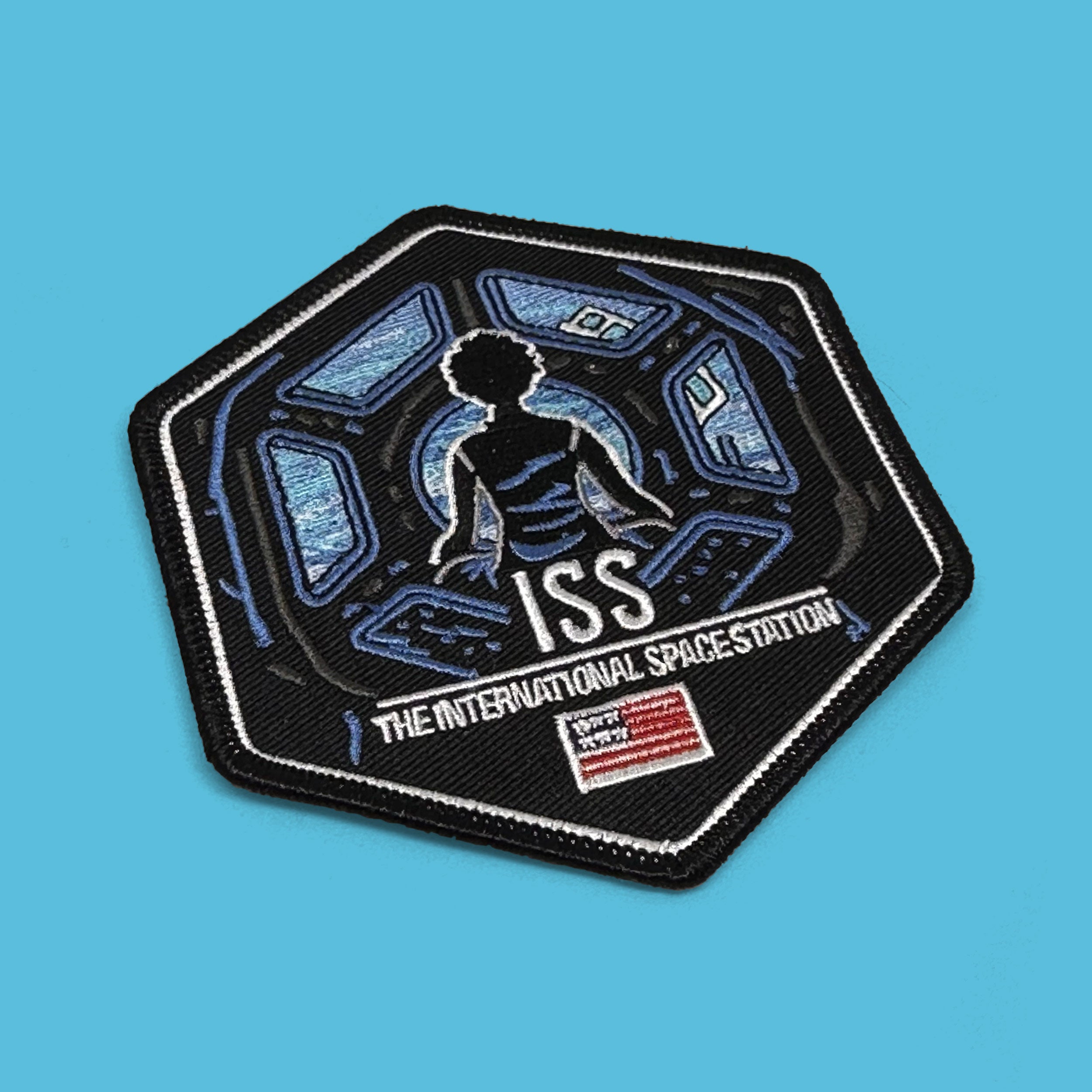 ISS Mission Patch from the Giant Leaps in Space Series