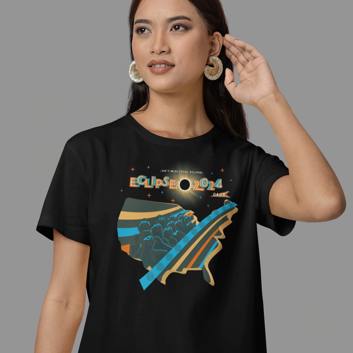 The Great North American Eclipse Tee for Women-3