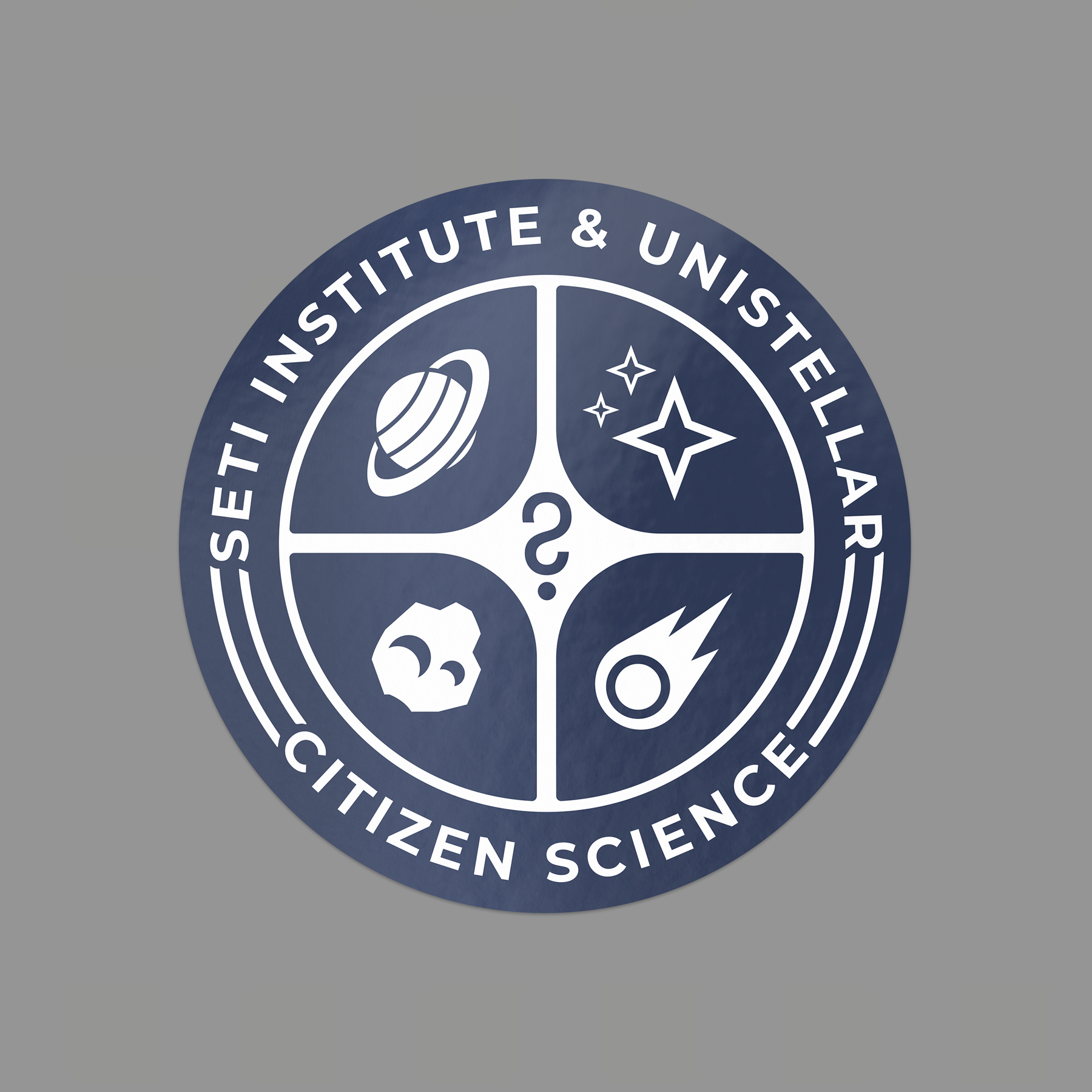 SETI & Unistellar Citizen Science Sticker