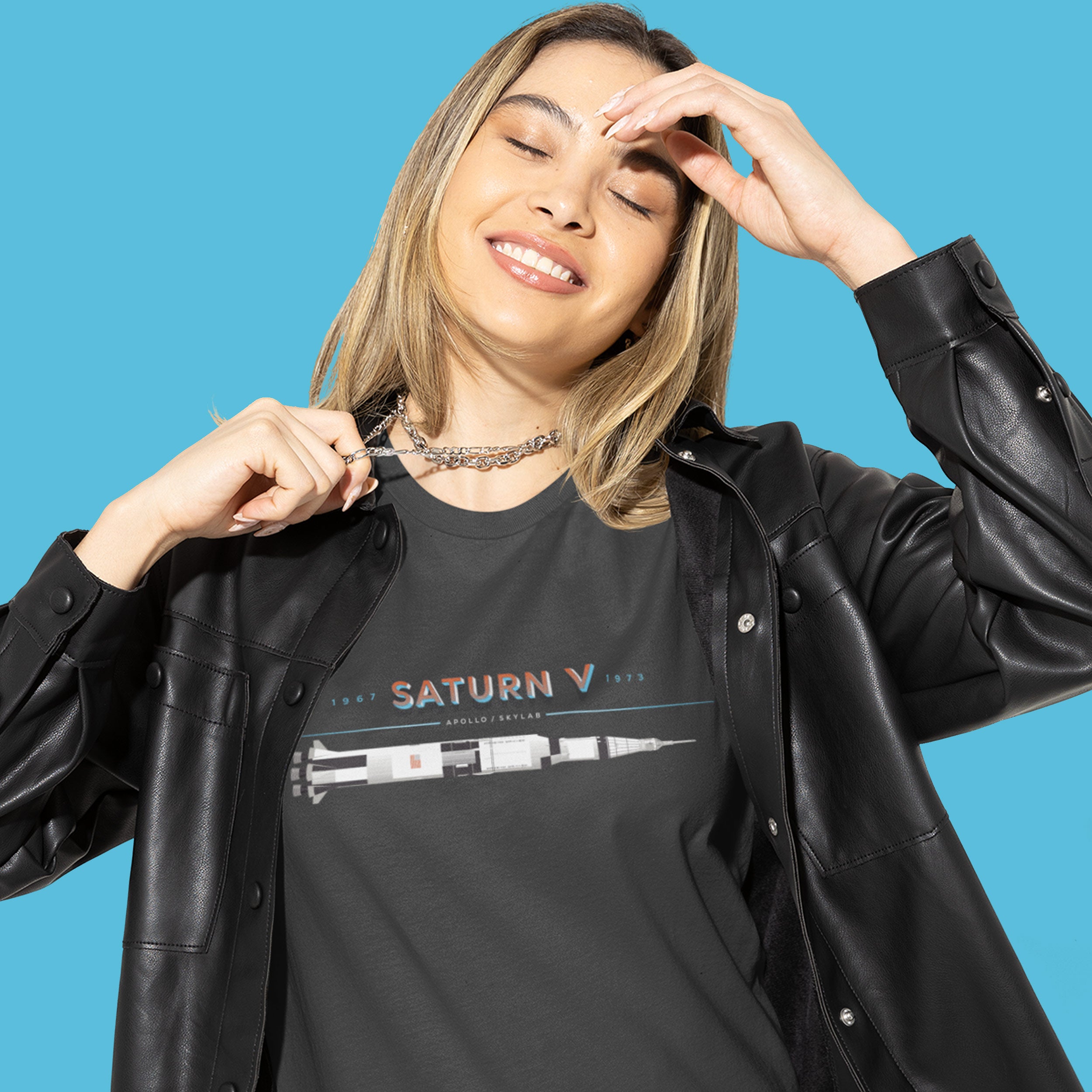 Saturn V Womens T-shirt