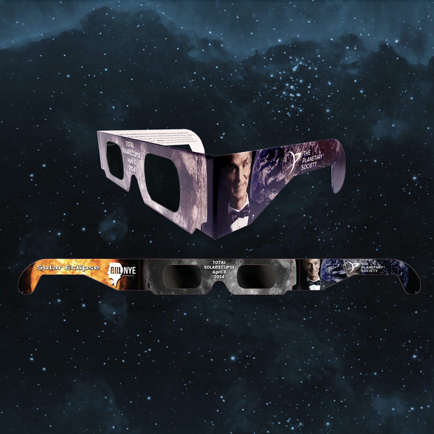 Bill Nye Solar Eclipse Glasses w/Sticker-3