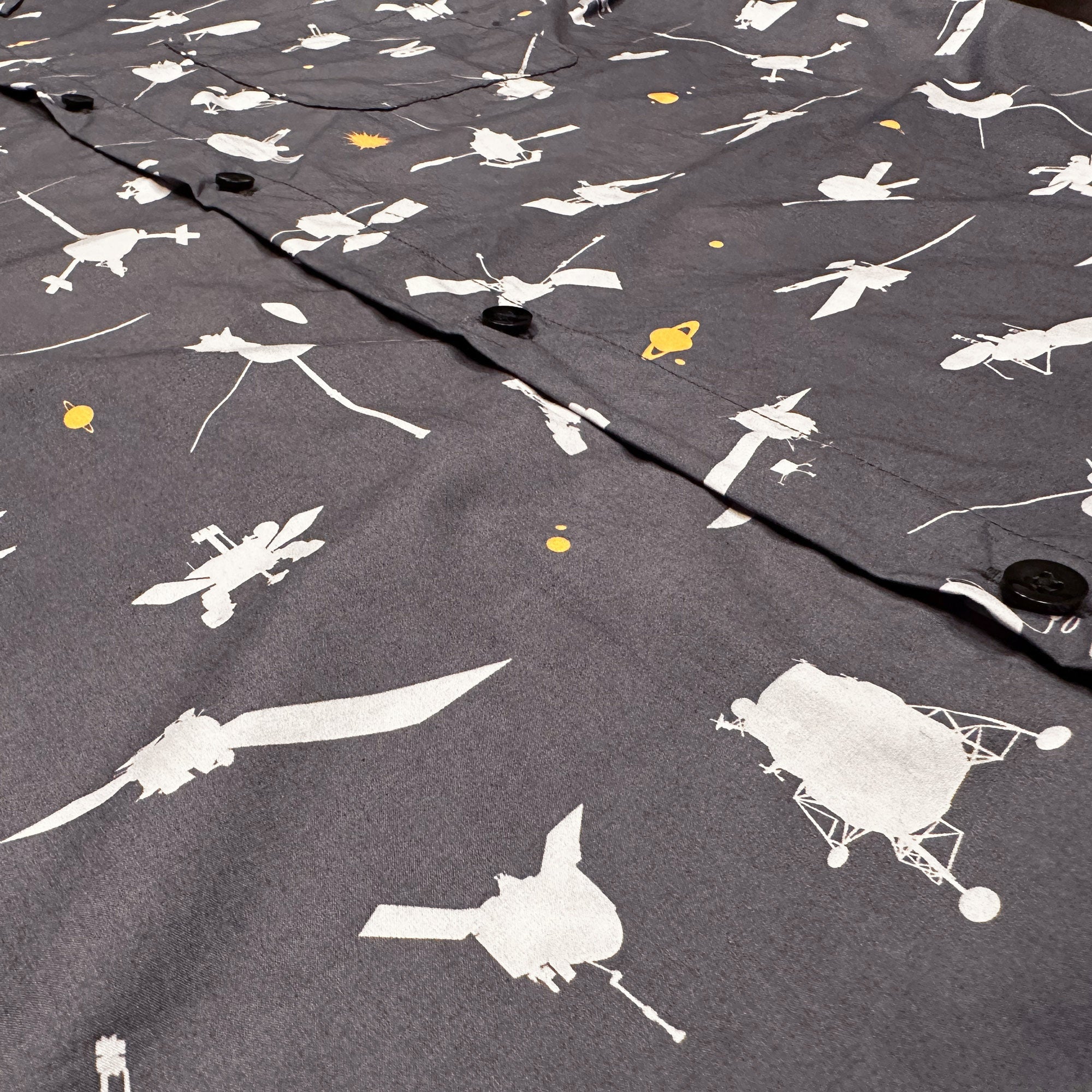Beyond Earth Historic Space Probes Button-Up Shirts-7
