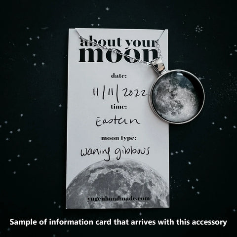 My Moon Custom Round Pendant Necklace