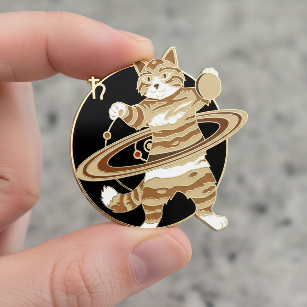 Cat Planet Saturn from the Felis Celestis Series-2