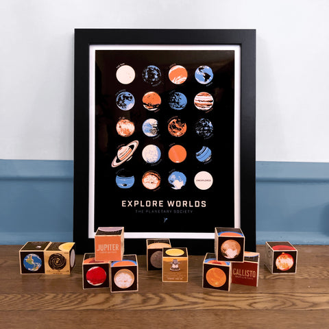 Explore Worlds Print for The Planetary Society