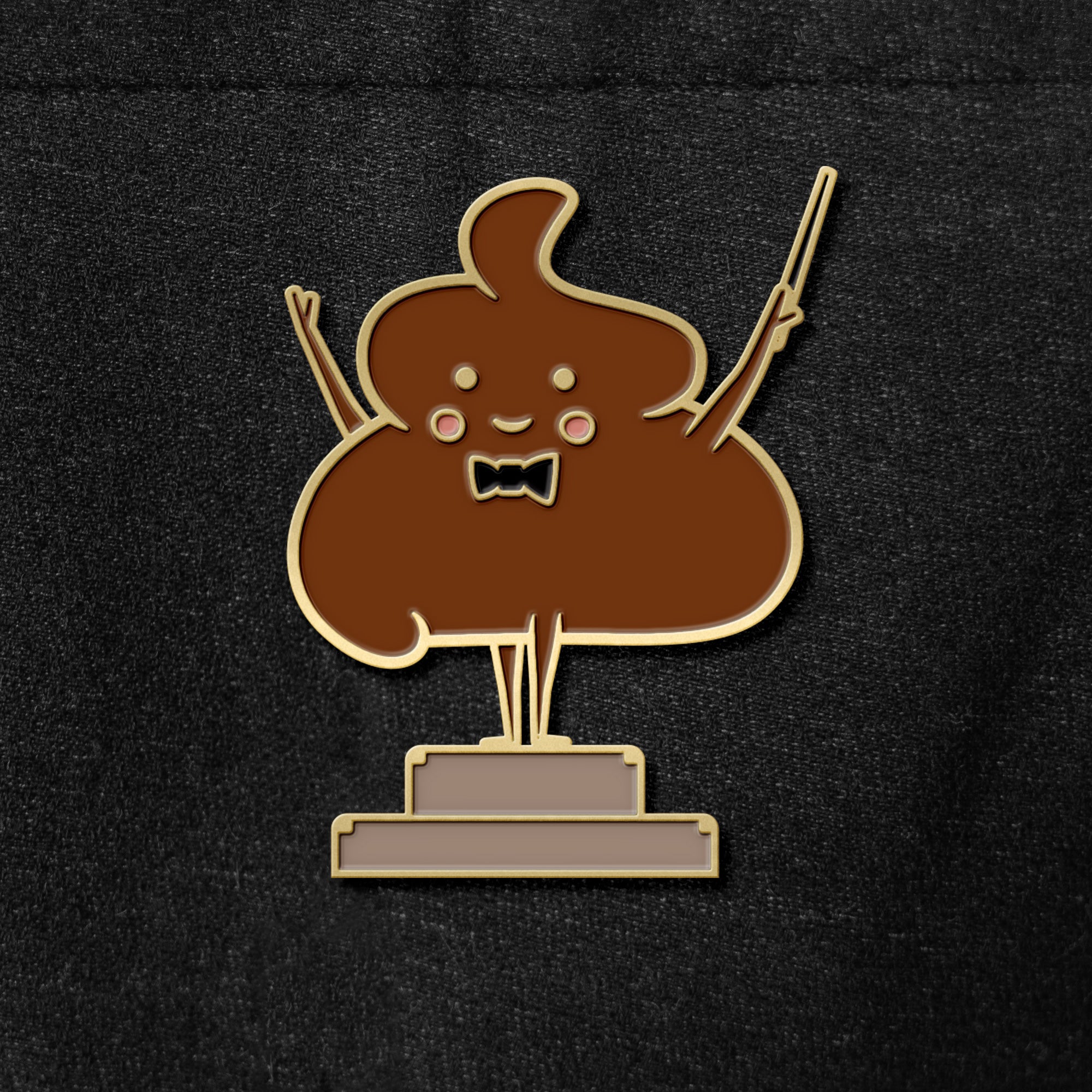 Melody Poop Emoji Pin