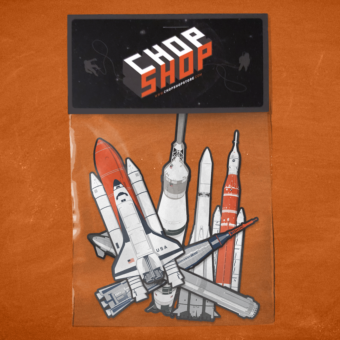 Rockets Sticker Pack (6 set)