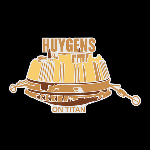 Huygens on Titan Enameled Pin (limited)