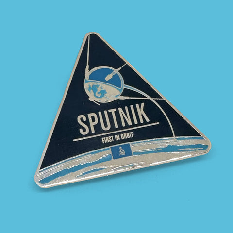Sputnik Enameled Pin from the Historic Spacecraft Series