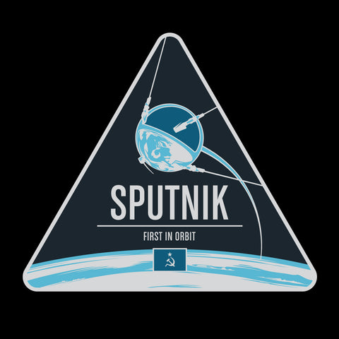 Sputnik Enameled Pin from the Historic Spacecraft Series
