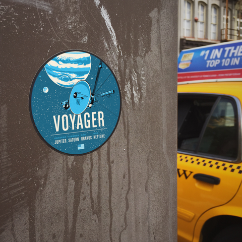 12 Historic Robotic Spaceprobe Stickers