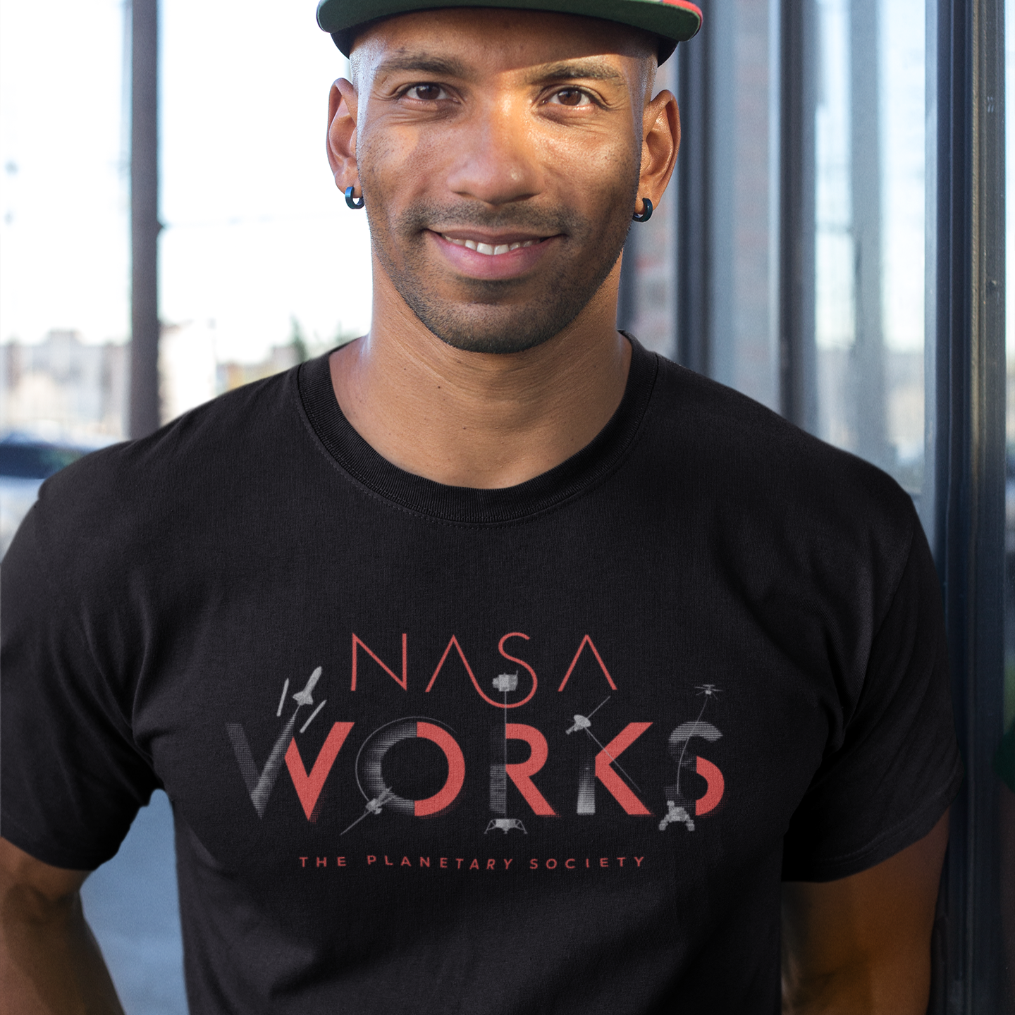 NASA Works Unisex Tee for The Planetary Society