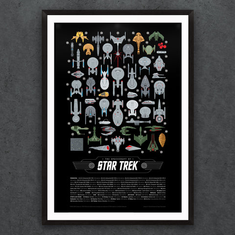 Star Trek Starships Print