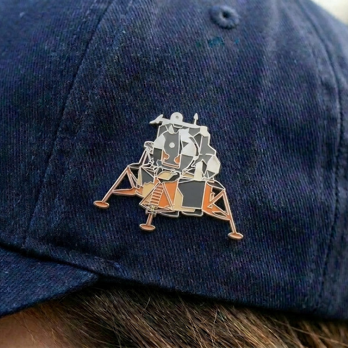 Apollo LEM Vehicle Enameled Pin