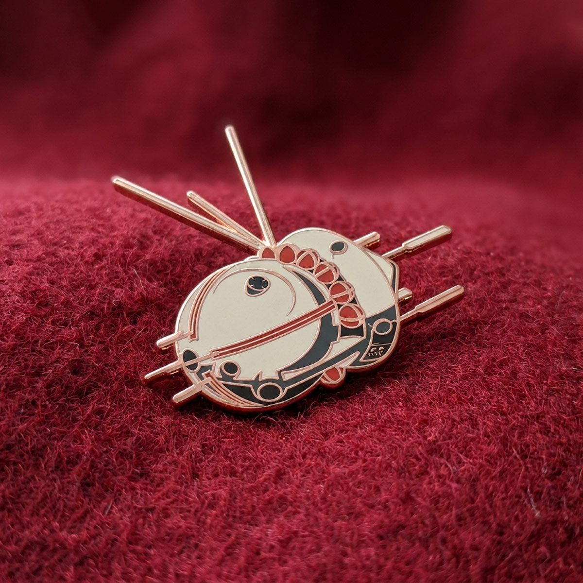 Vostok Vehicle Enameled Pin