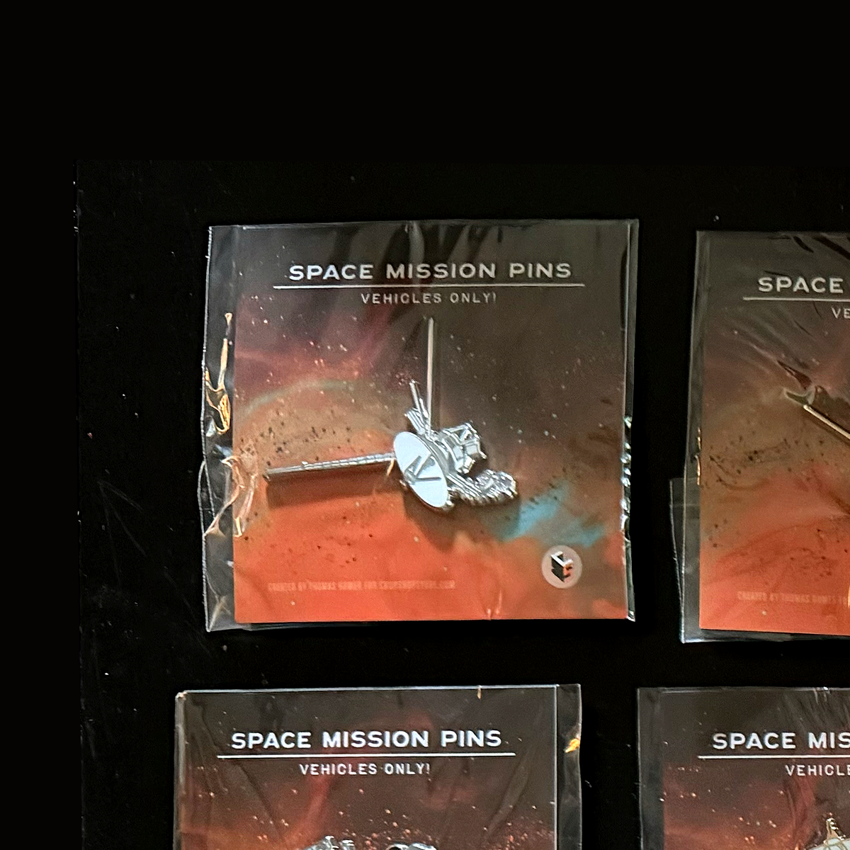 Voyager Vehicle Enameled Pin-2