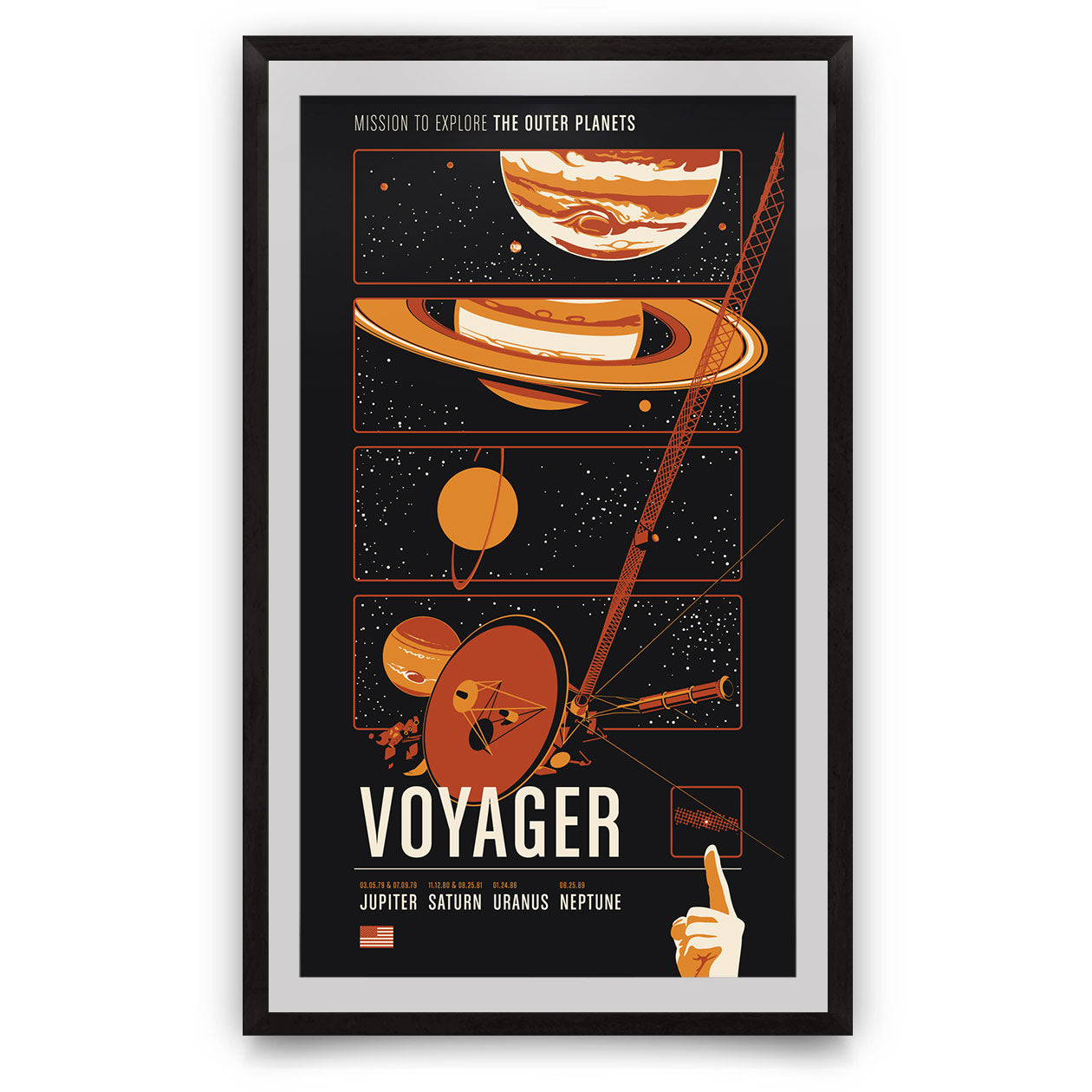 Voyager from the Historic Robotic Spacecraft Series-3