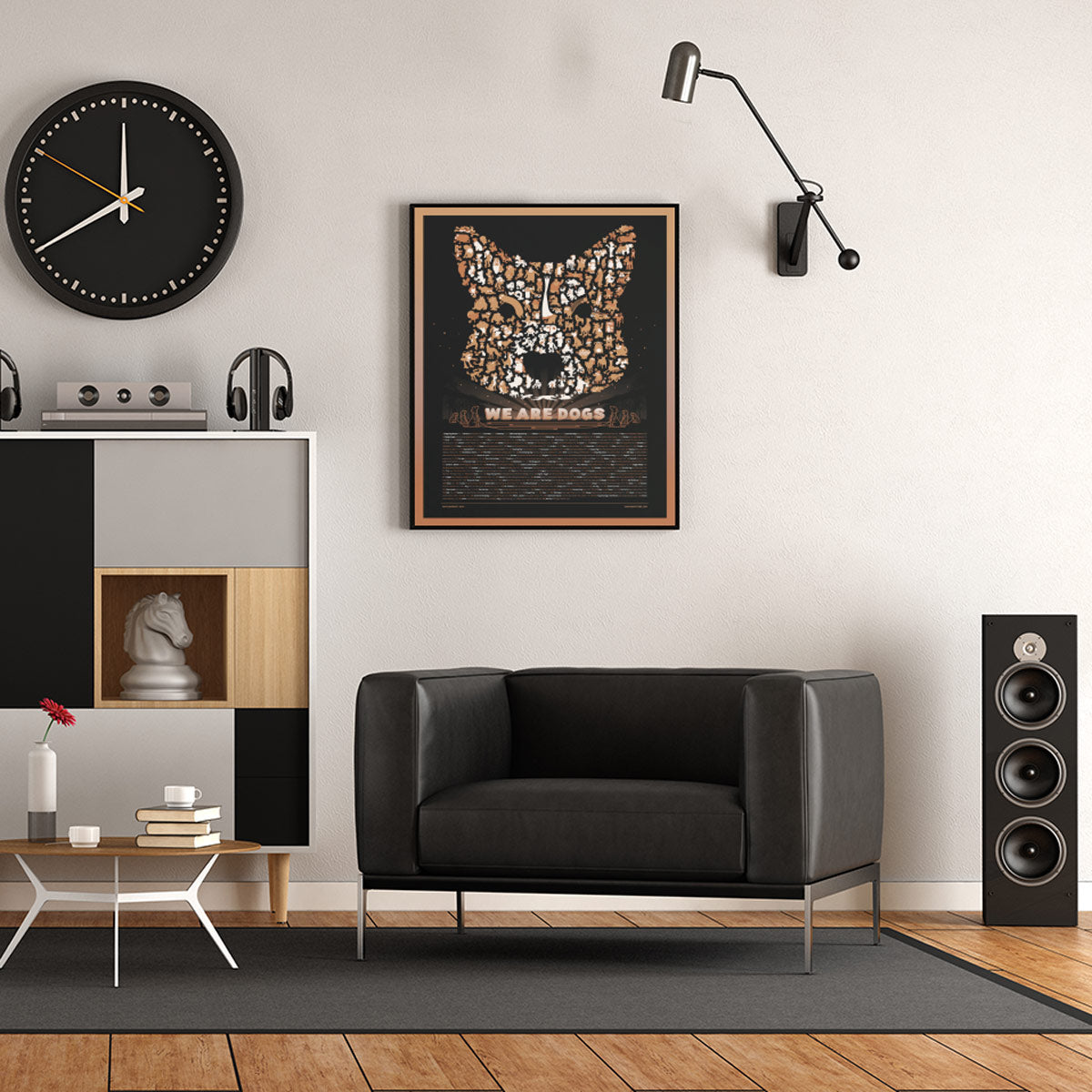 We Are Dogs (146 Famous Canines) Archival Print