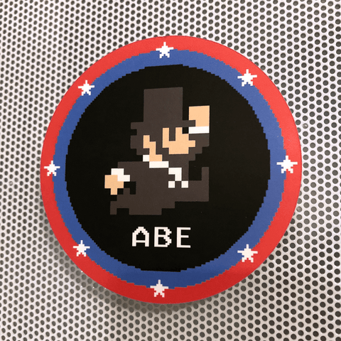 8-Bit Abe Stickers Chop Shop