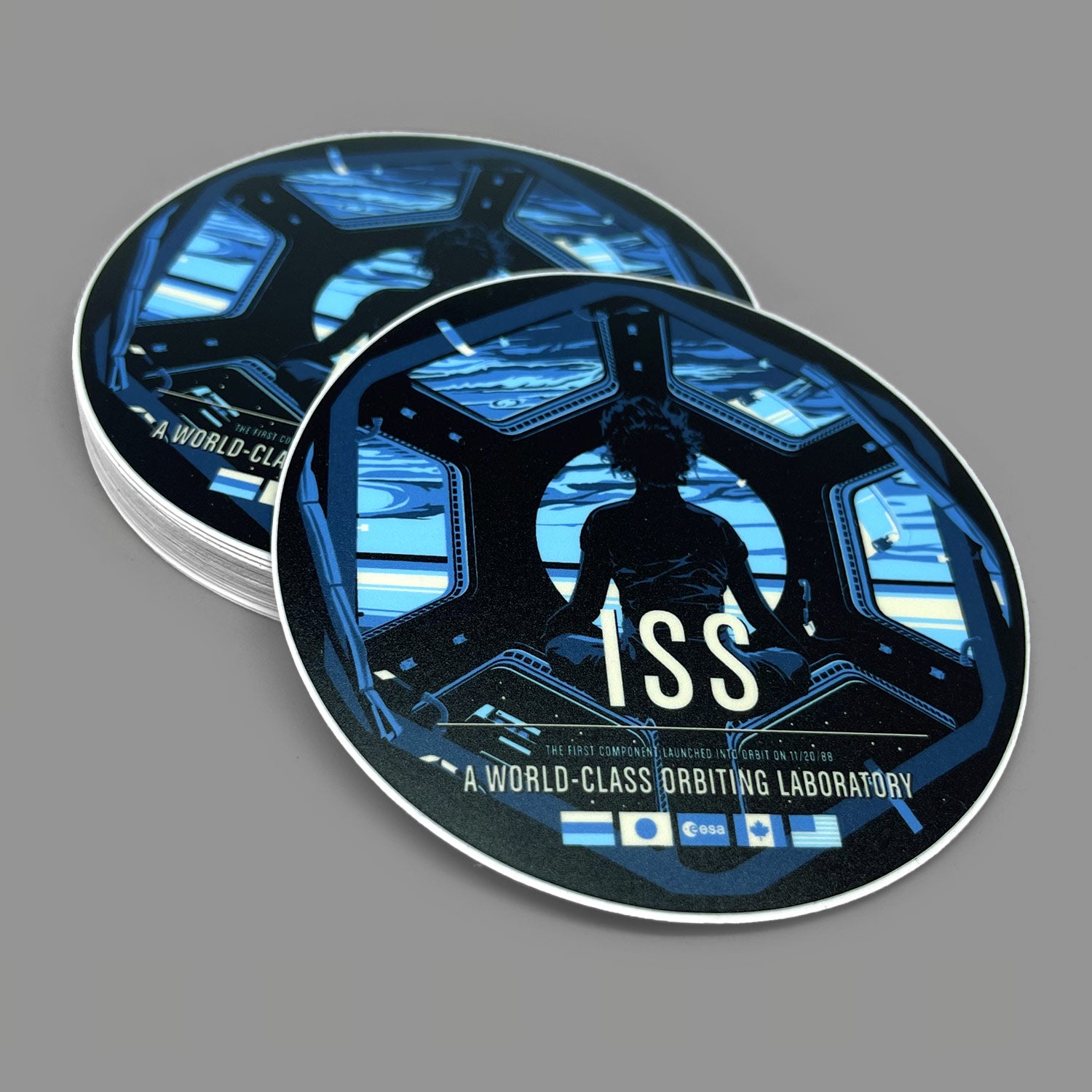Iss Sticker ISS Sticker from The Giant Leaps in Space Series – chopshopstore