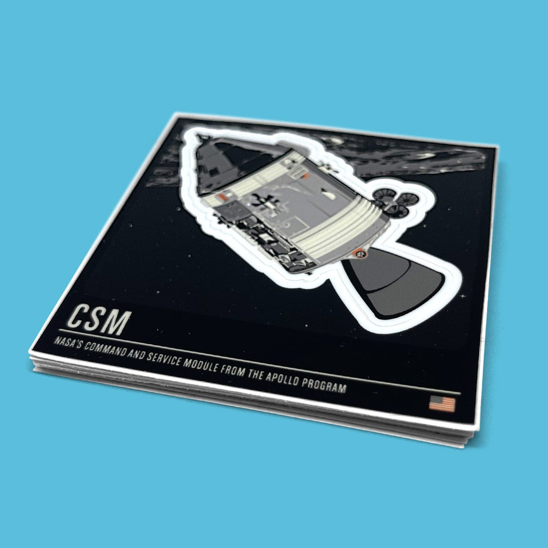 CSM Sticker from The Giant Leaps in Space Series – chopshopstore