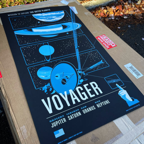 Voyager from the Historic Robotic Spacecraft Series Prints Chop Shop in Space