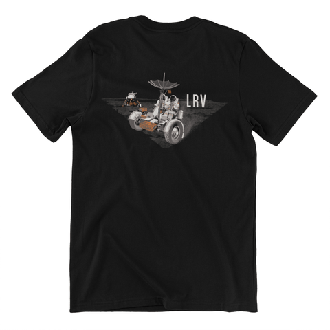 Apollo Lunar Roving Vehicle T-shirt for Men T-Shirts Chop Shop in Space