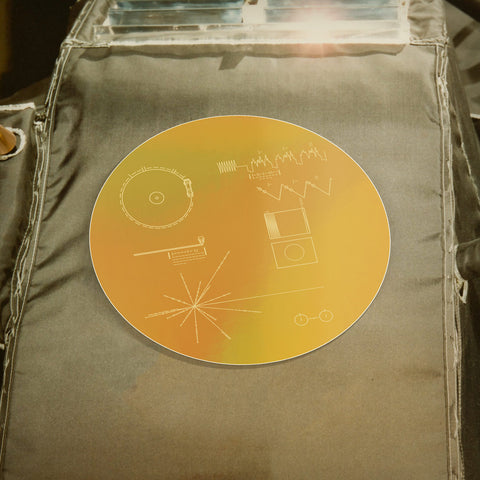 The Golden Record Holographic Style Sticker (Back Order)