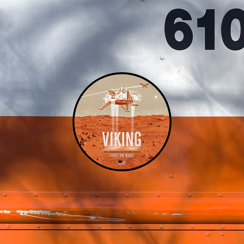 Viking Sticker from the Historic Robotic Spacecraft Series Stickers Chop Shop in Space