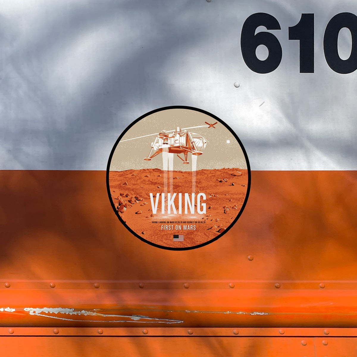 Viking Sticker from the Historic Robotic Spacecraft Series Stickers Chop Shop in Space