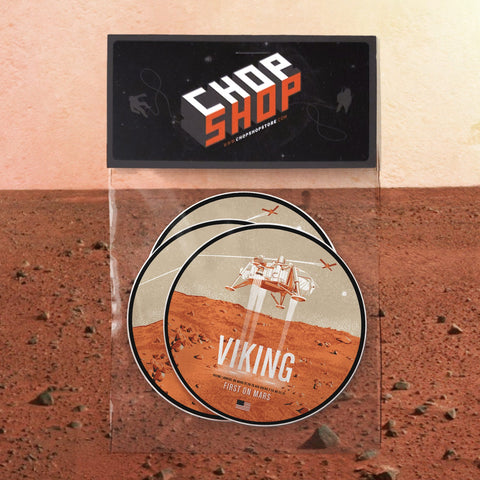 Viking Sticker from the Historic Robotic Spacecraft Series Stickers Chop Shop in Space