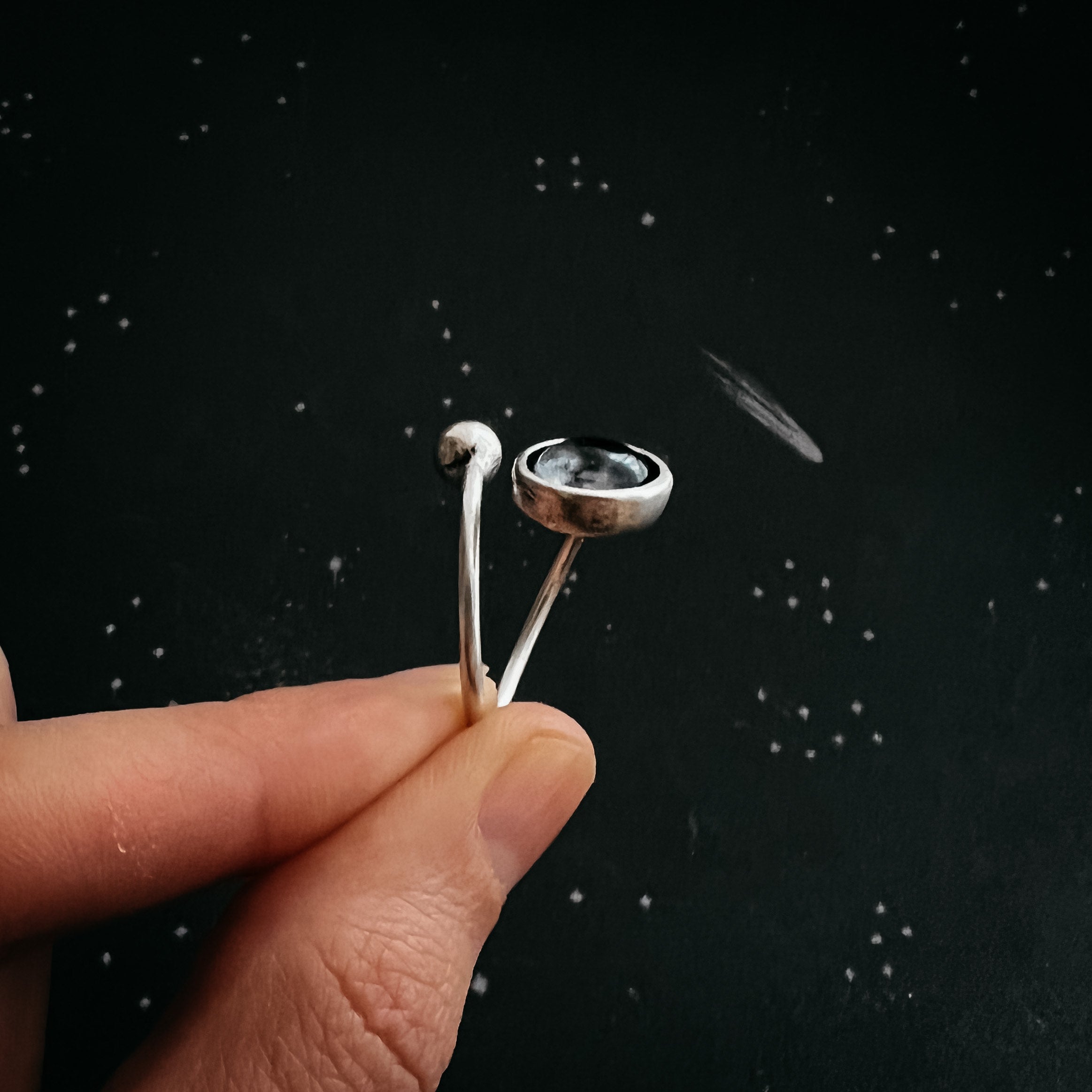 My Moon Custom Wrap Ring with Bead-4