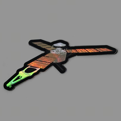 Current Missions: Juno Holographic Style Sticker Stickers Chop Shop in Space