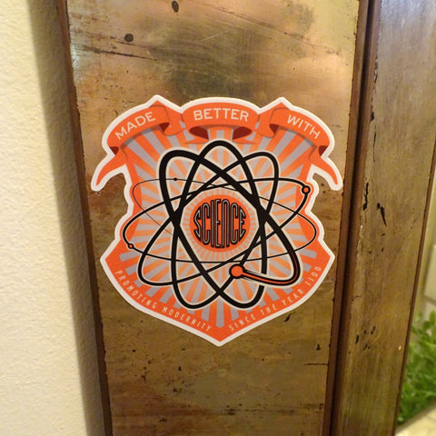 Made Better with Science! Sticker Stickers Chop Shop