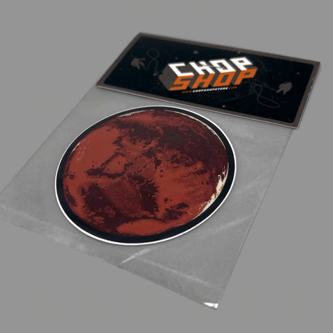 Mars Sticker Stickers Chop Shop