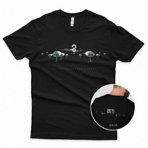 The Allen Array Telescope at SETI Tee for Men T-Shirts SETI