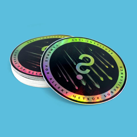 Meteor Shower Sticker for SETI Stickers SETI